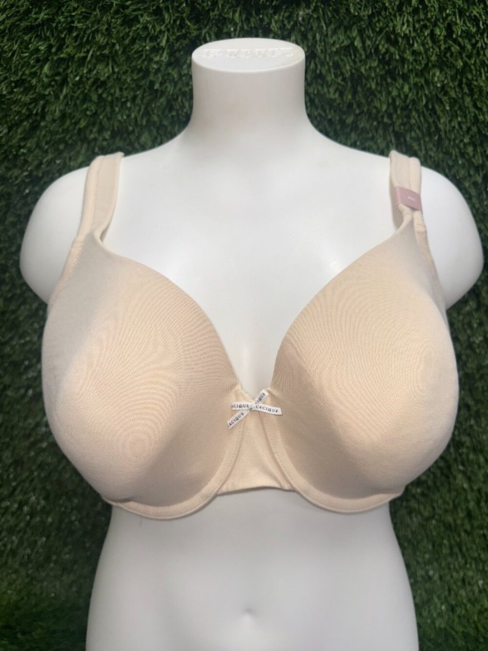 LANE BRYANT CACIQUE COTTON FULL COVERAGE BRA SZ 46C